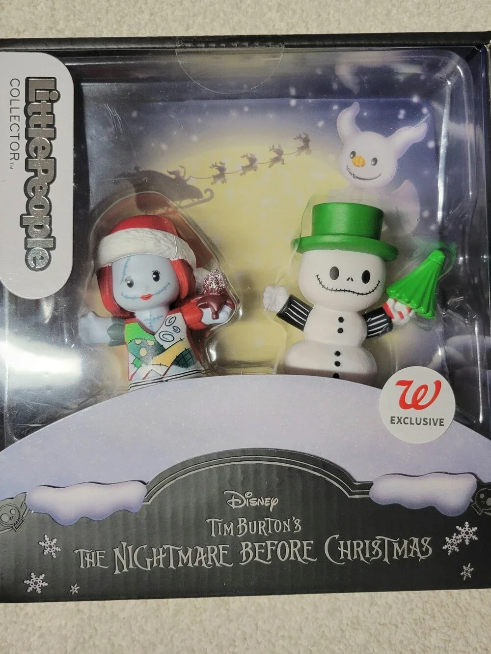 Fisher Price Little People Burton’s Nightmare Before Christmas Jack Sally NEW